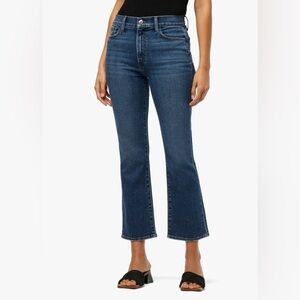 JOE'S (28) THE CALLIE High Rise Cropped Bootcut Jeans Dark-Med Wash Stretch - 28